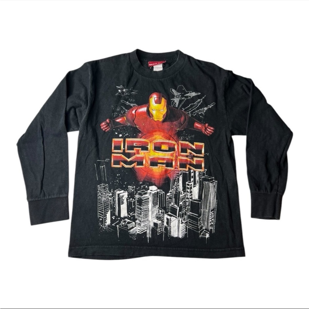 Iron Man 2008 Boy’s Long Sleeve Shirt Size XL